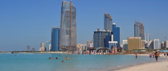 Clima Abu Dhabi - Spiaggia nel mese di Novembre